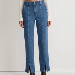The Perfect Vintage Jean in Medium Indigo Wash: Seamed Edition